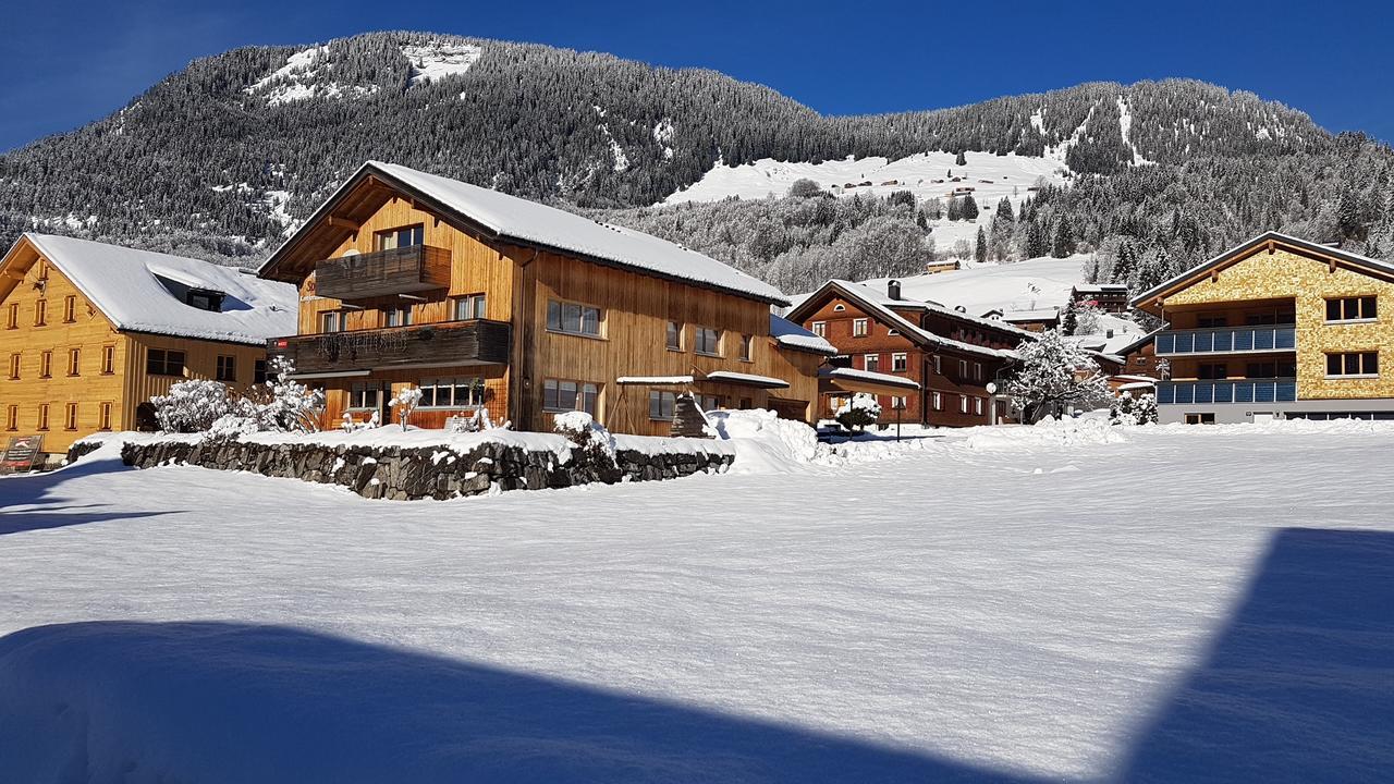 Haus Sonnseite Hotell Au (Vorarlberg) Exteriör bild